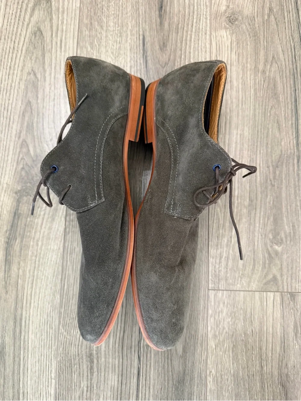 Aldo Men's Gray Suede Chukka Boots